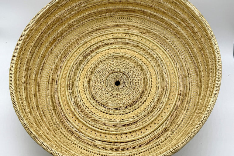 Handwoven Rattan Food Cover Dome, Luxury Wicker Food Tent, Artisan Bread Cover, Fruit Basket Lid, Table Decor 20in