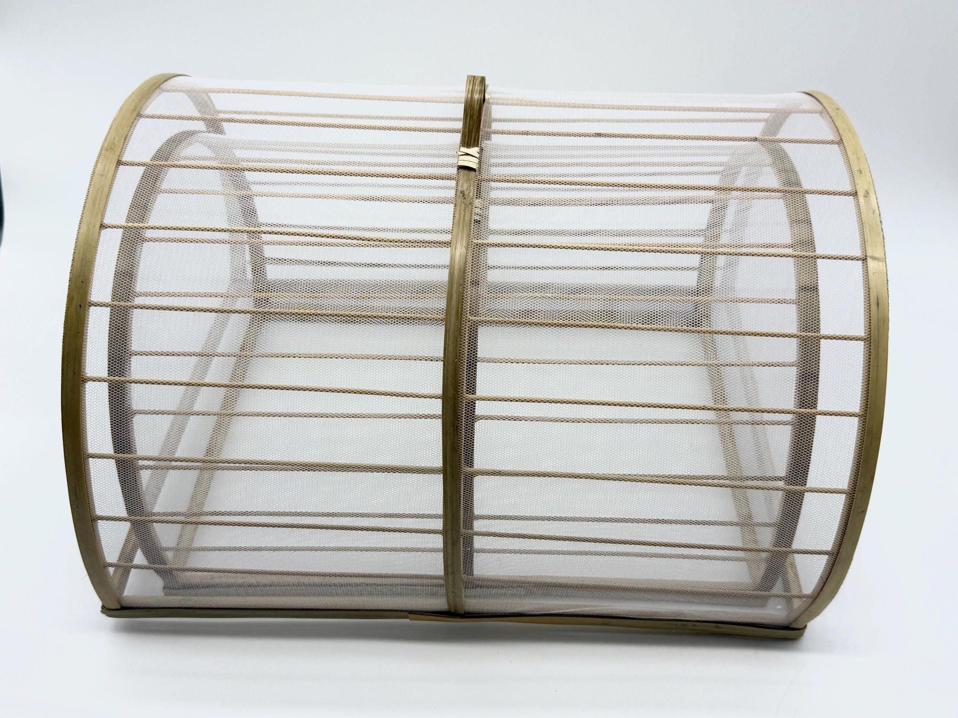 Large Bamboo Mesh Food Cover, Rectangular Handwoven Dish Cover Dome for Kitchen Table, Food Protector 14–16 Inch, Handmade Vietnam