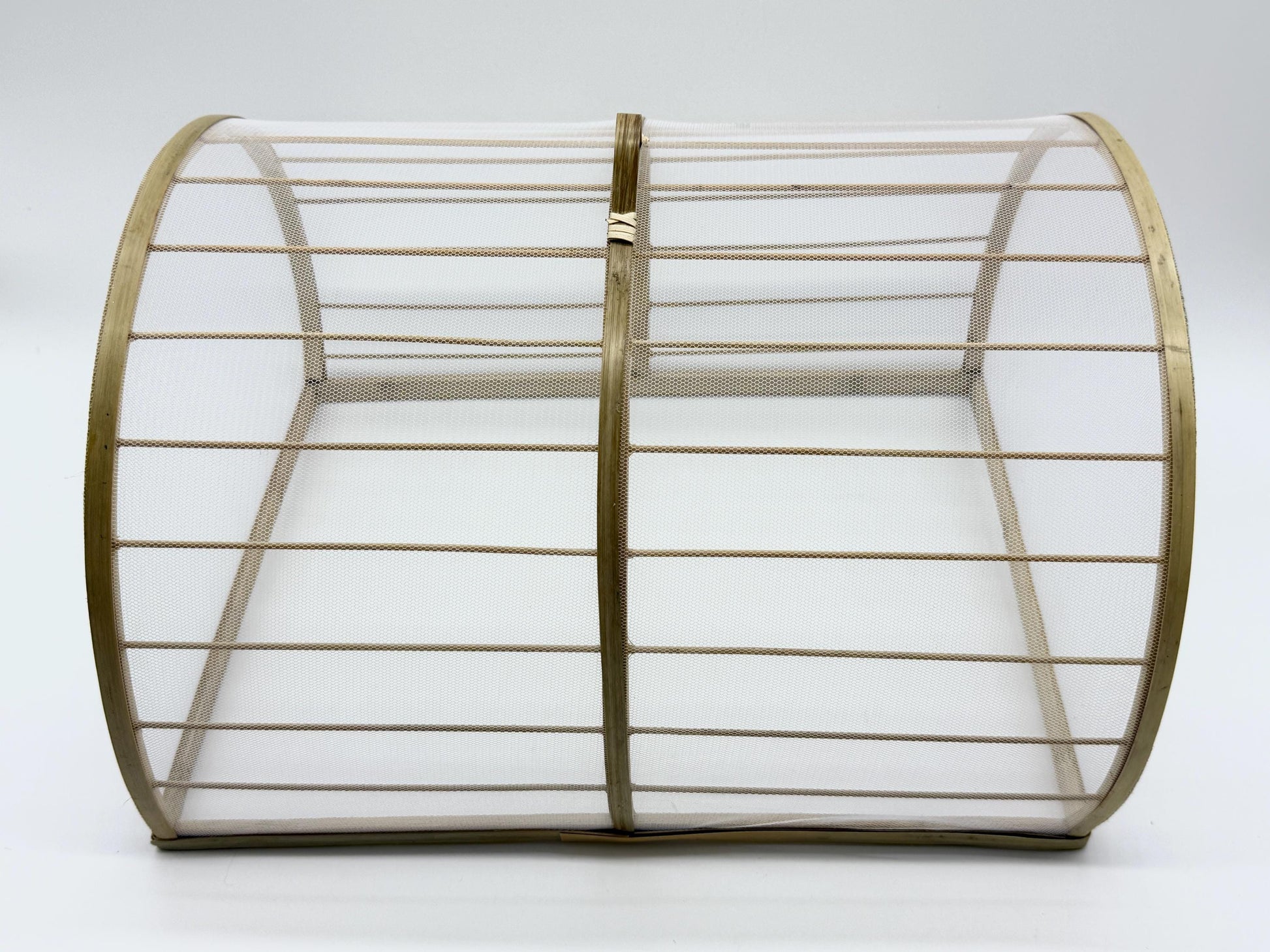 Large Bamboo Mesh Food Cover, Rectangular Handwoven Dish Cover Dome for Kitchen Table, Food Protector 14–16 Inch, Handmade Vietnam