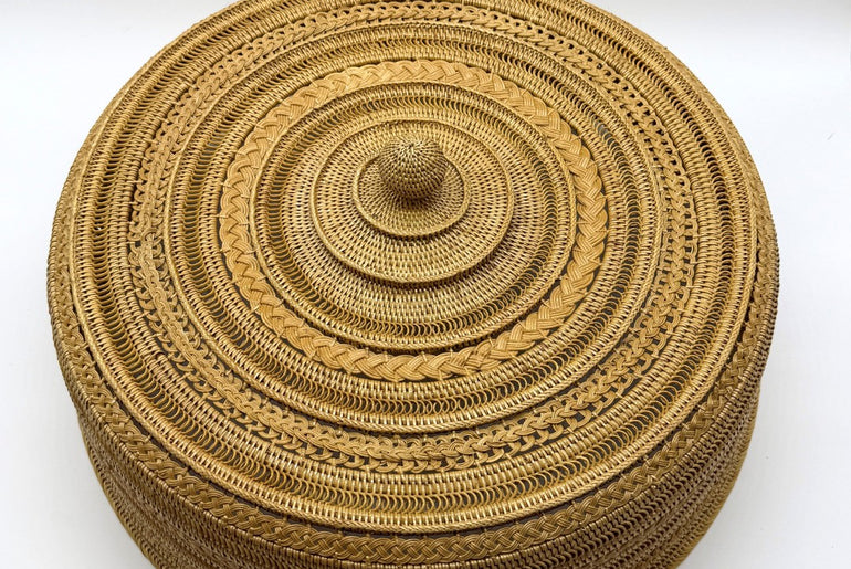 Luxury Handwoven Rattan Food Cover, Artisan Wicker Dome, Heirloom Quality Table Cover, Handmade Food Tent 20 Inch 2