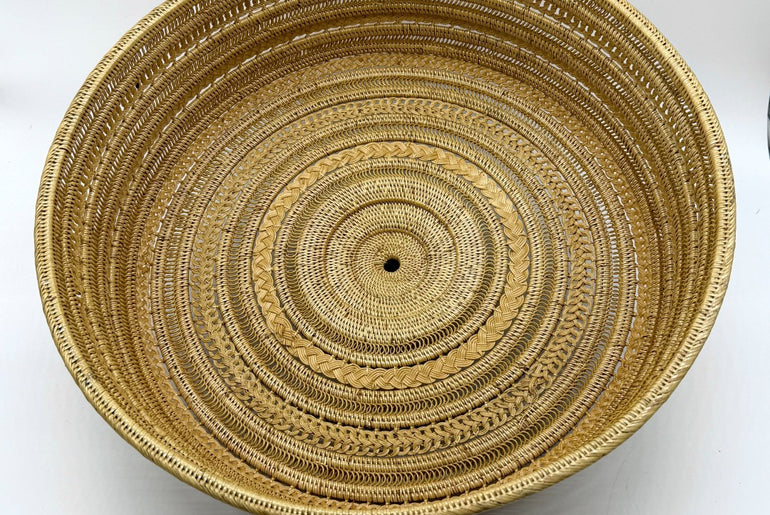 Luxury Handwoven Rattan Food Cover, Artisan Wicker Dome, Heirloom Quality Table Cover, Handmade Food Tent 20 Inch 2