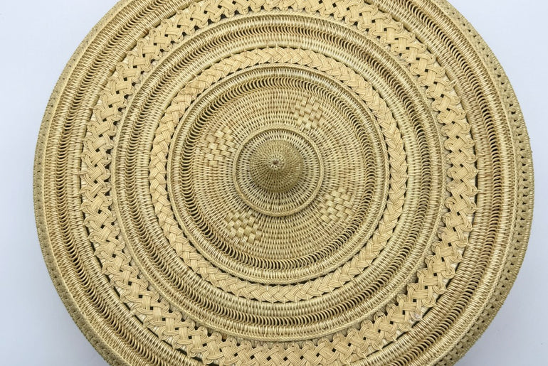 Handwoven Rattan Food Cover Dome, Luxury Wicker Food Tent, Artisan Bread Cover, Fruit Basket Lid, Table Decor 20in