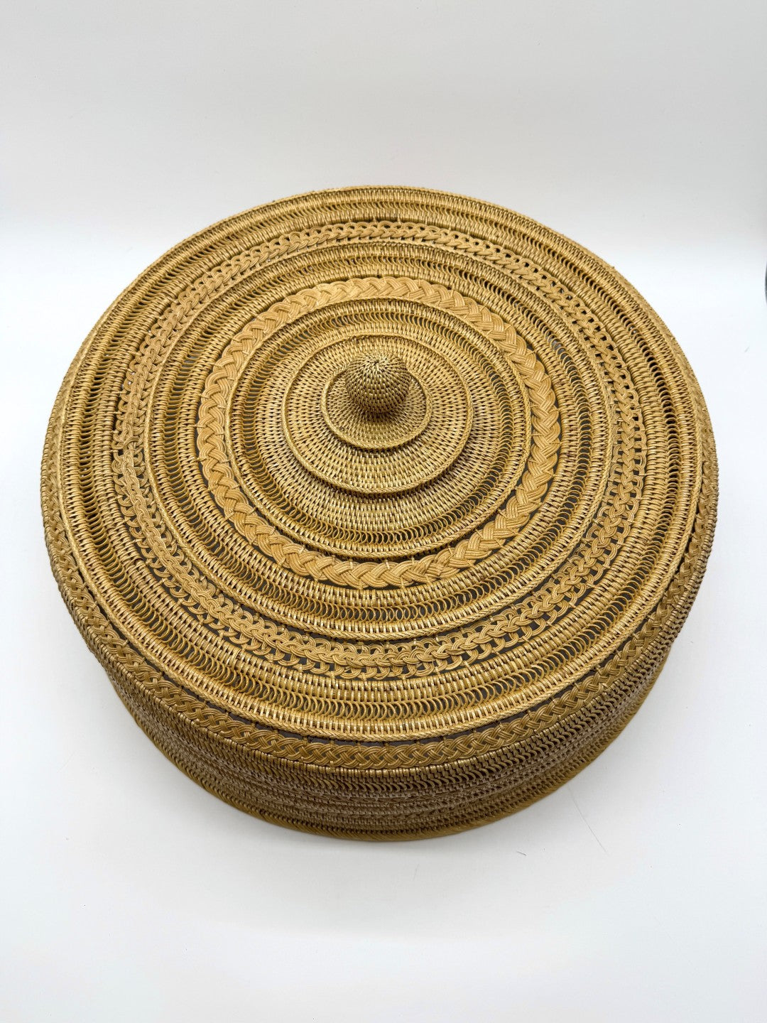 Luxury Handwoven Rattan Food Cover, Artisan Wicker Dome, Heirloom Quality Table Cover, Handmade Food Tent 20 Inch 2
